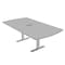 Skutchi Designs 45.25 in W, 84 in L, 29 in H, Engineered Wood Top, Grey HAR-AREC-46X84-T-ELEC-XD01 - alternate 1